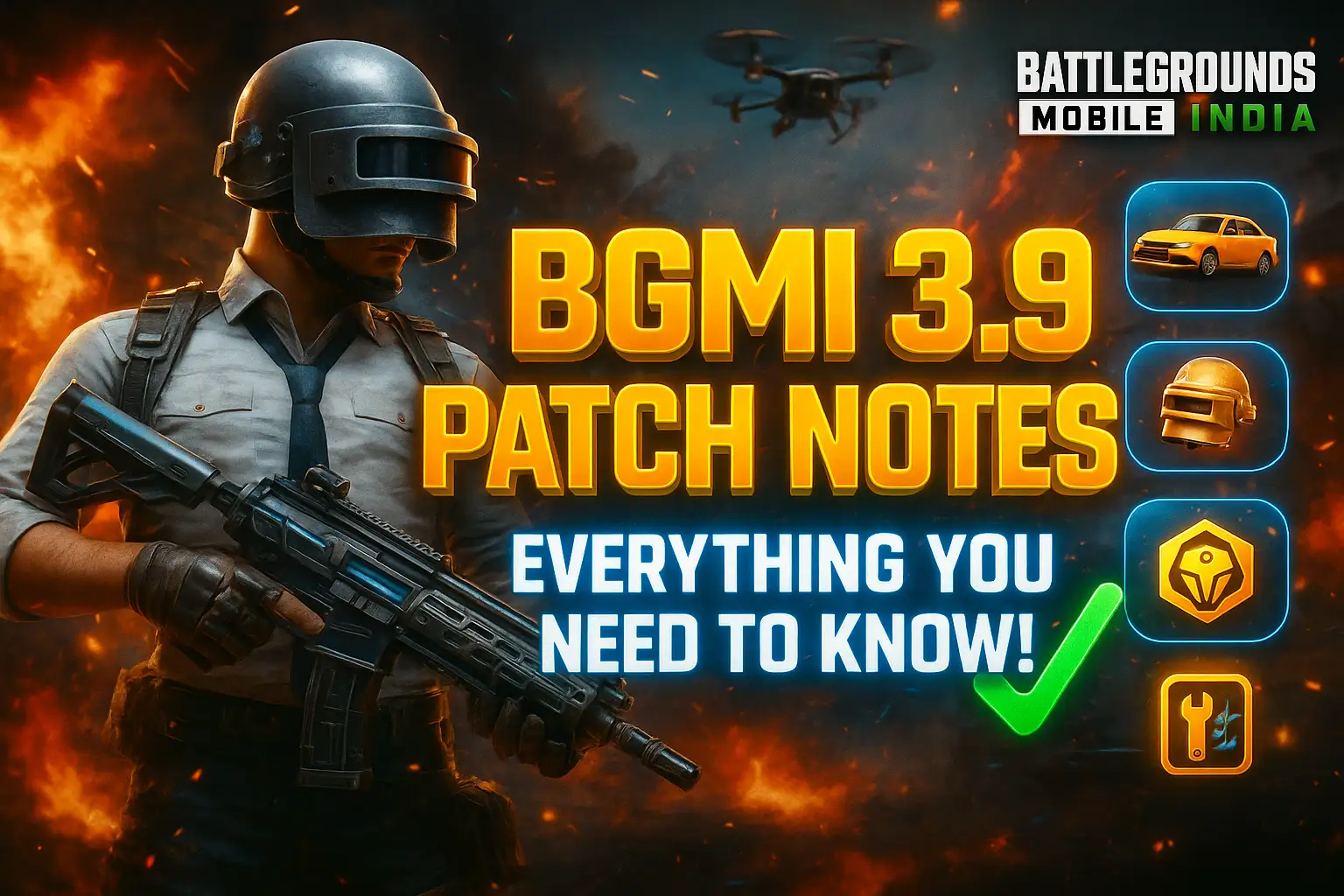 BGMI 3.9 Update Full Patch Notes